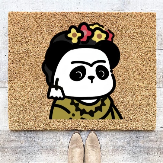 Frida Kahlo D83D DC3CGiant Panda Coir Doormats
