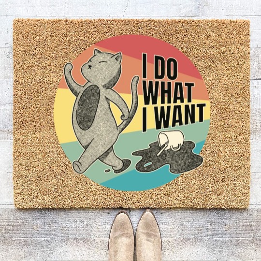 Feline Sass - Cat's Independent Spirit Coir Doormats
