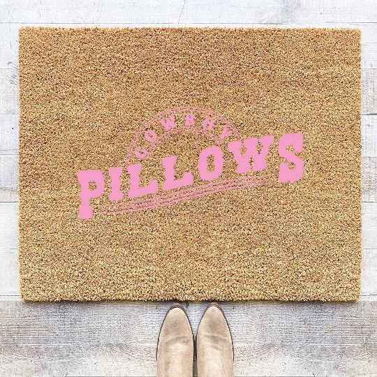 Cowboy Pillows Southern Girl Texas Lady Funny Coir Doormats