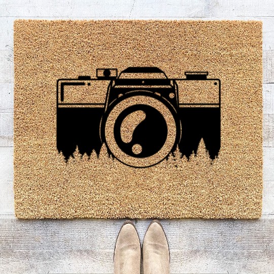 Forest Camera Coir Doormats