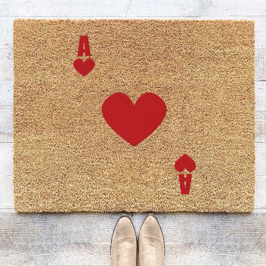 Ace Of He Poker Card Blackjack Texas Holdem Poker Coir Doormats