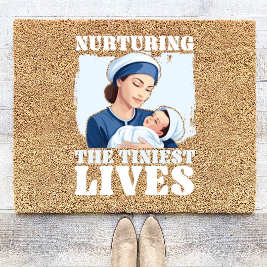 Registered Nurse Medical Medicine Neonatal Nurse Coir Doormats