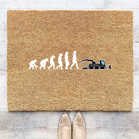 Snow groomer Evolution snow vehicles ski slope Coir Doormats