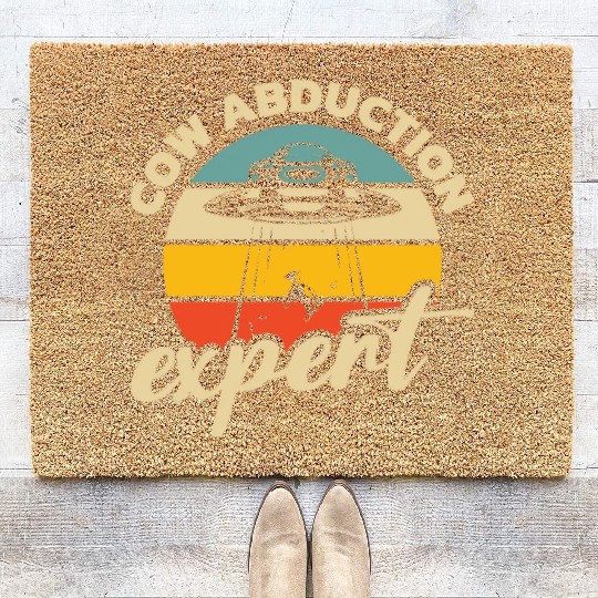 Alien, Aliens, UFO, UAP, Space Unknown Flight Coir Doormats