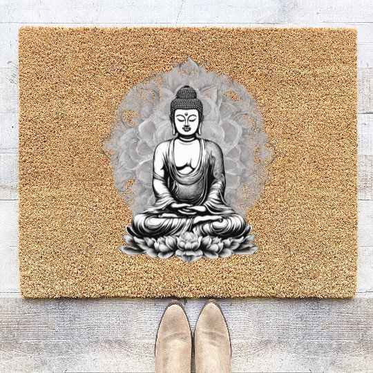 Nirvana Buddhism Coir Doormats