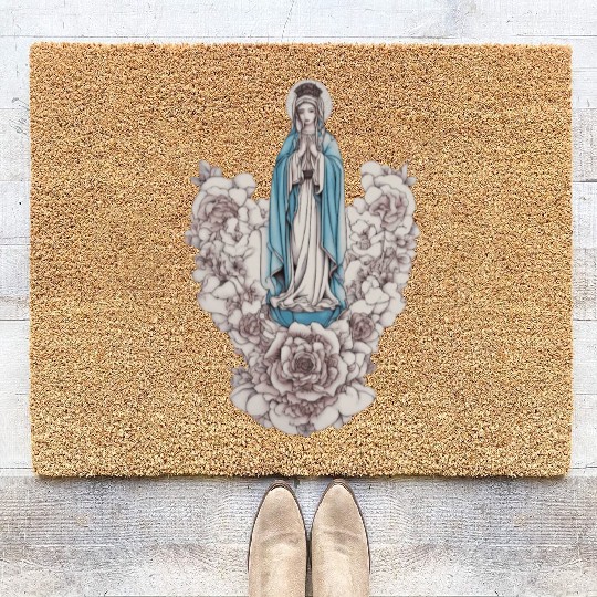 Mother of Jesus Coir Doormats
