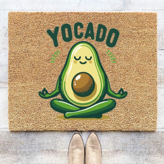 Yocado Peaceful Avocado Coir Doormats