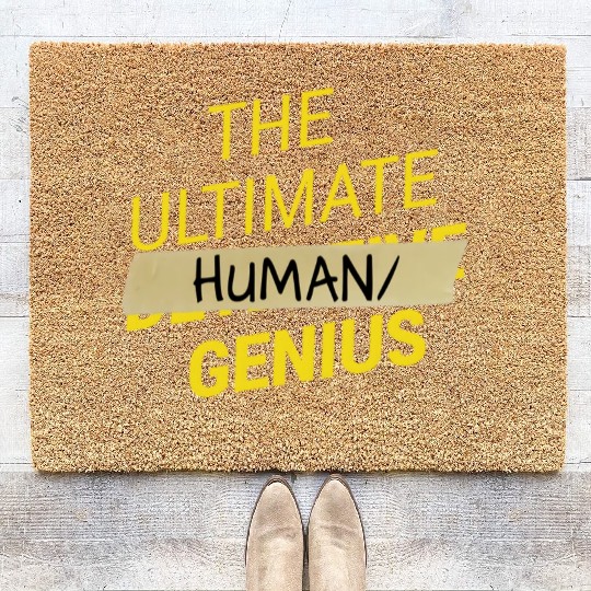 B99 Ultimate human slash genius Coir Doormats