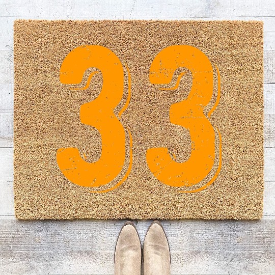 33 Number Vintage Hey Arnold Coir Doormats