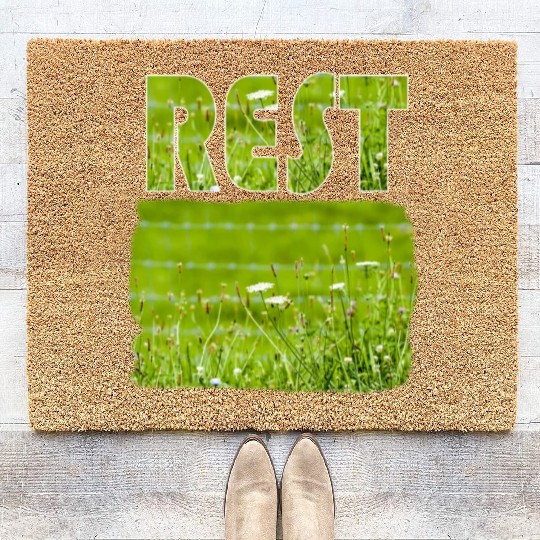 Wildflower Meadow - REST Coir Doormats