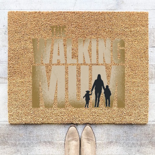 Zombie Apocalypse Mom Coir Doormats