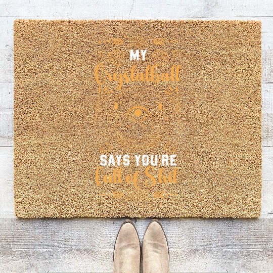 Crystal Ball Magical Signs Coir Doormats