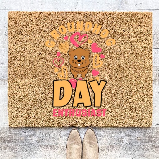 Groundhog Day 2024 Enthusiast February 2nd Coir Doormats