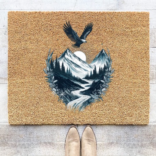 Mountain Silver Eagle Coir Doormats