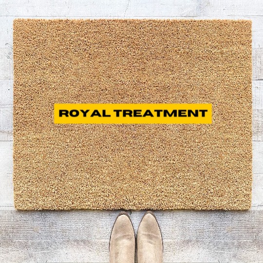 Royale Treatment Yellow Coir Doormats