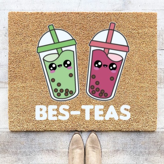 Best-Teas - Bubble Tea Kawaii Boba Tea Love Coir Doormats