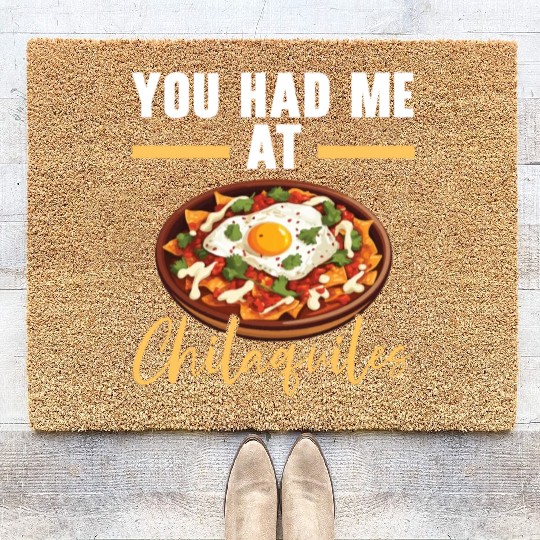 Chilaquiles Mexican Food Mexico Cuisine Foodie Coir Doormats