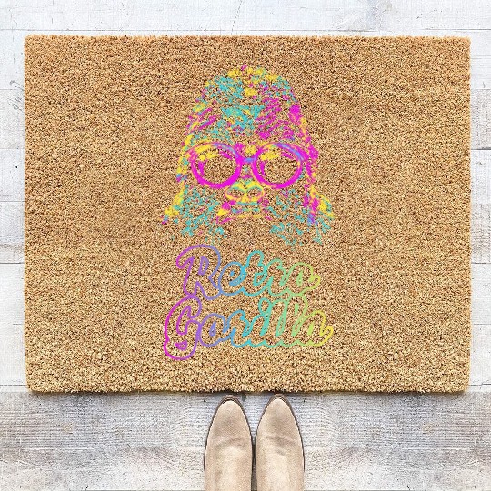 Retro Gorilla Coir Doormats