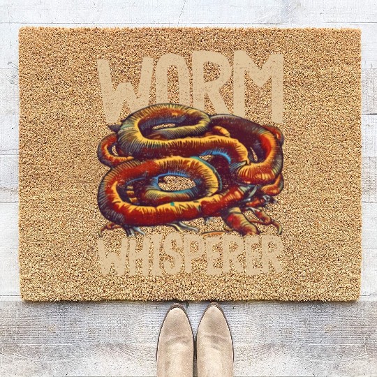 Worm Whisperer Worm Farming Vermiculture Coir Doormats