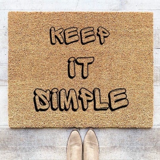 keep it simple Coir Doormats