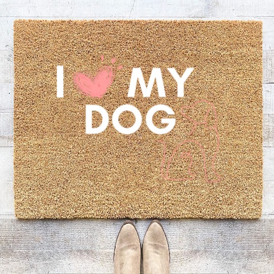 I love my Dog Coir Doormats