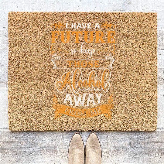 Beer Healthy Sanity Motivation Coir Doormats
