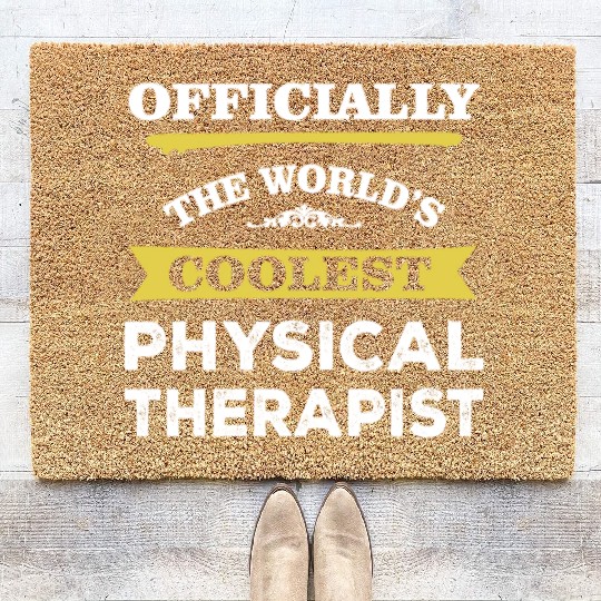 The World's Coolest Physical Therapist Coir Doormats