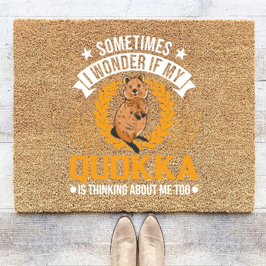 Quokka Gift Short-tailed Kangaroo Coir Doormats