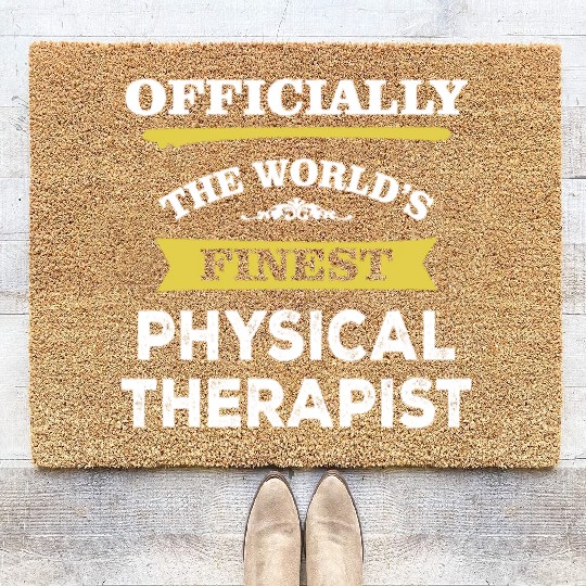 The World's Finest Physical Therapist Coir Doormats