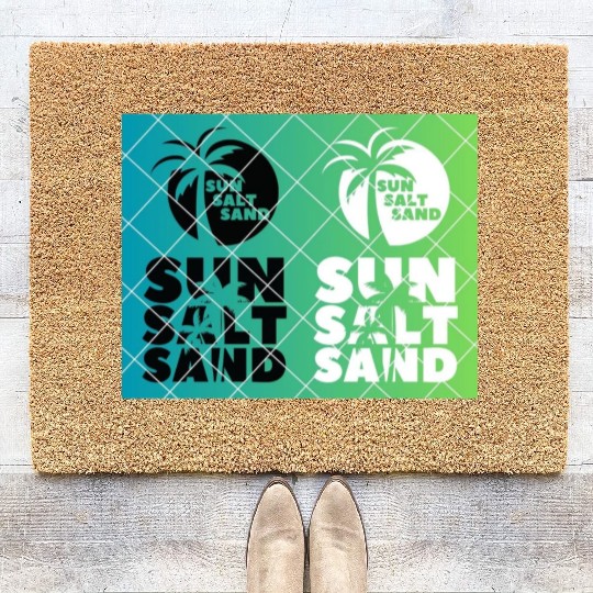 Salt, Sand & Sun salt in the air Coir Doormats