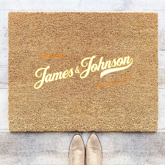 James & Johnson Denim Co Coir Doormats