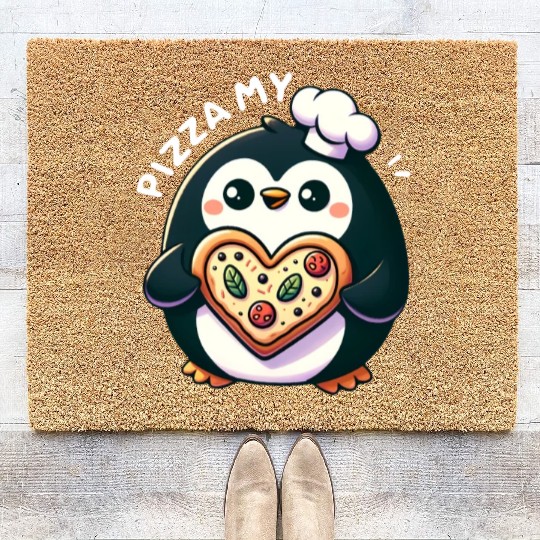 Pizza My Heart - Cheesy Love Coir Doormats