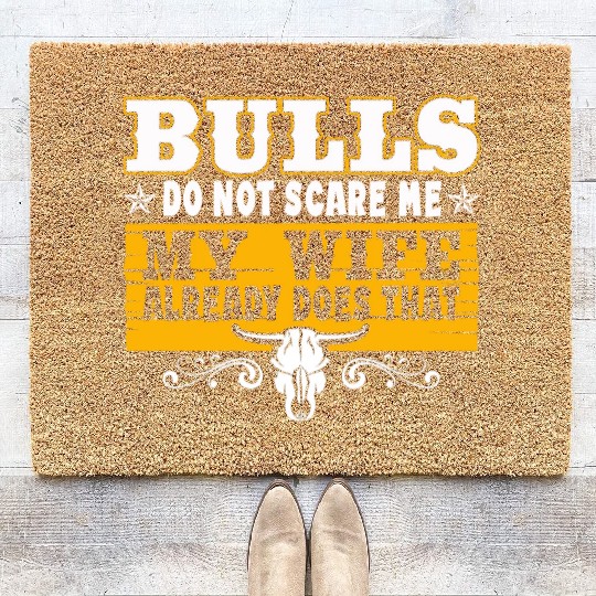 Rodeo Clown | Rodeo Cowboy Western Profession Coir Doormats