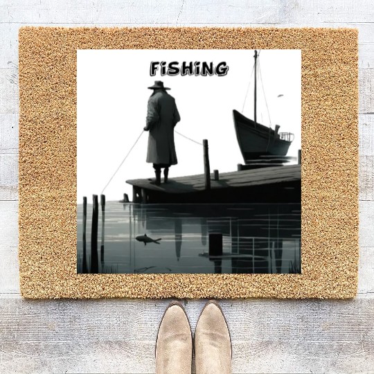 My retirement plan: fishing until the end of my da Coir Doormats