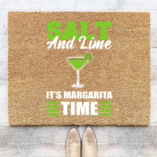 Salt & Lime Alcoholic Person Gift Coir Doormats