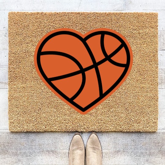 Basketball Player Basketballer Sports Graphic Coir Doormats
