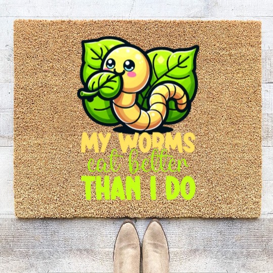 Worm Farming Earthworm Gardener Vermiculture Coir Doormats