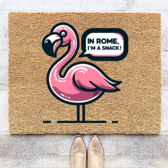 Flamingo Roman History Roman Empire Cuisine Coir Doormats
