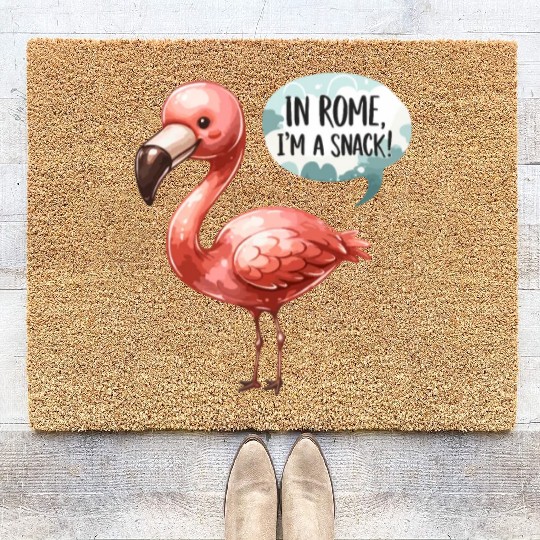Flamingo Roman History Roman Empire Cuisine Coir Doormats