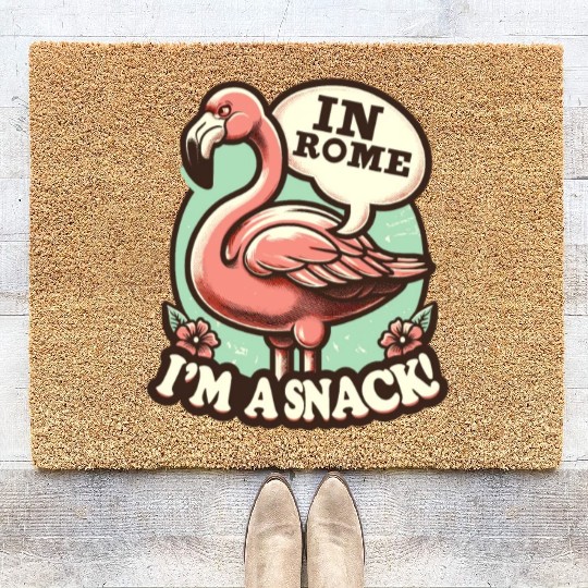 Flamingo Roman History Roman Empire Cuisine Coir Doormats