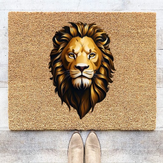 Lion King Of The Jungle Coir Doormats