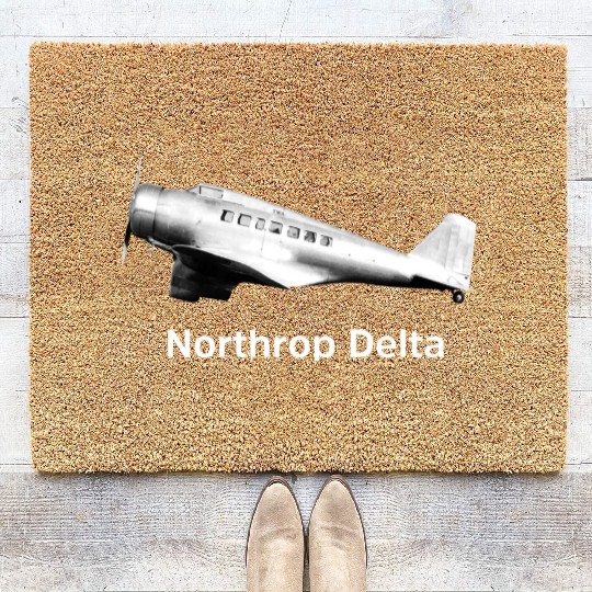 Northrop Delta Aircraft Coir Doormats