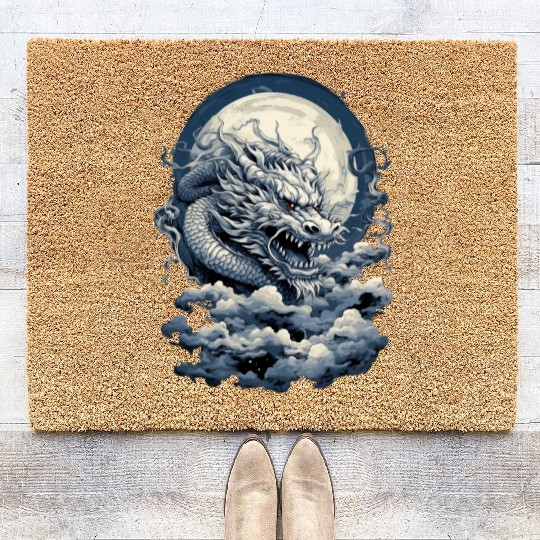 Celestial Dragon Soar Coir Doormats