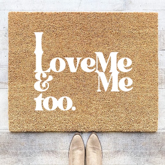I love me and me too4 Coir Doormats