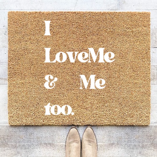 I love me and me too5 Coir Doormats