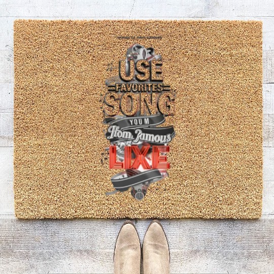 Let's sing Coir Doormats