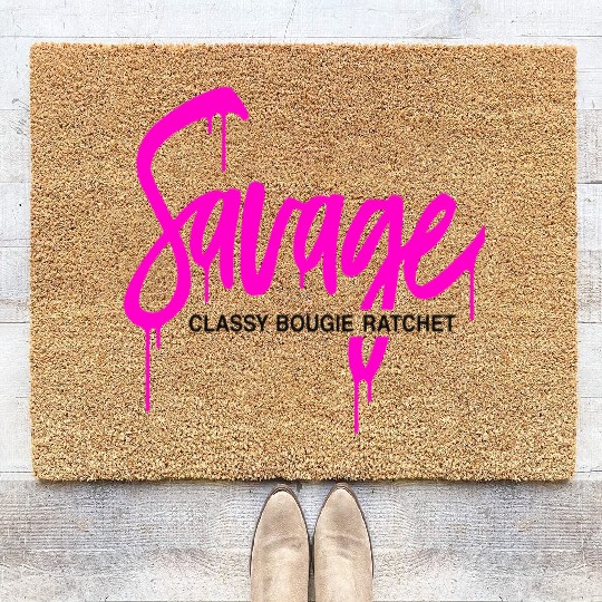 Savage classy bougie ratchet Coir Doormats