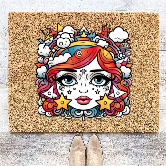 Celestial girl Coir Doormats