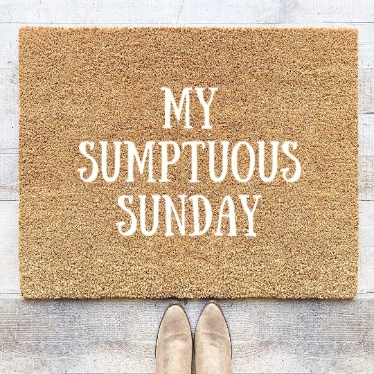 My Sumptuous Sunday Coir Doormats