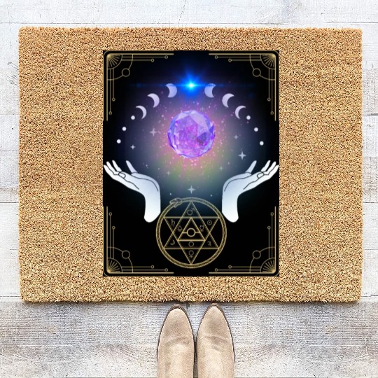 Witch Crystal Coir Doormats
